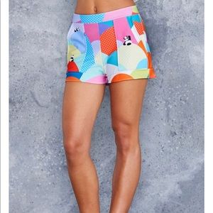 Blackmilk Panda to me cuffed shorts size M
